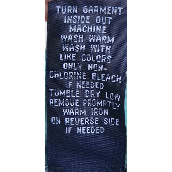 Ralph Lauren Skirt Toddler Girls 3T Blue Corduroy W/ Belt Embroidered Dogs VTG - Picture 6 of 6